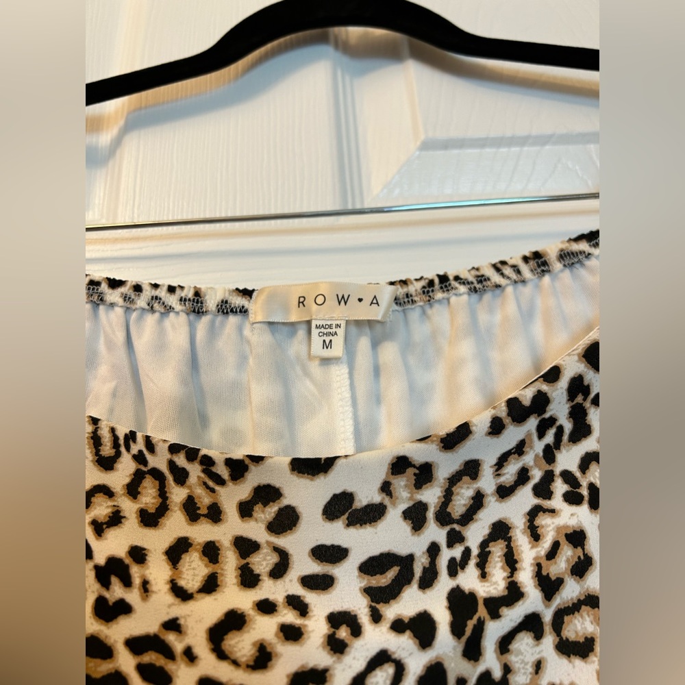 Leopard Print Flow Hem Skirt - Picture 9 of 10